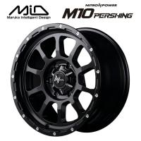 マルカサービス ナイトロパワー M10パーシング セミグロスブラック／マシニング 17×8 +20 6/139.7 新品ホイール1本　 | タイヤホイール専門店コニシタイヤ