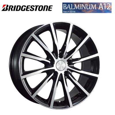 BS BRIDGESTONE BALMINUM バルミナ 社外ホイール 17インチ 4本 7J5HPCD114.3+38 ハリアー アルファード等　(VHB493) バルミナ 17インチ（P.C.D：114.3mm）のおすすめ人気商品一覧 通販