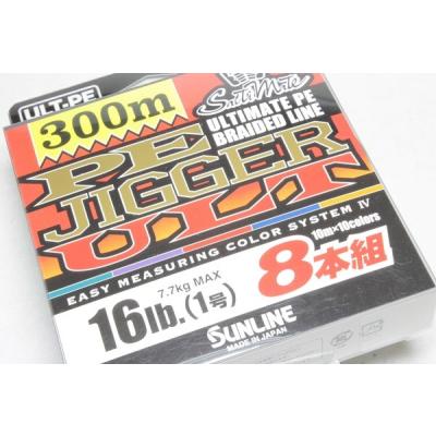 サンライン PE ジガーULT  1.7号　30lb 1200m SALE!! サンライン PEジガーULT(4本組）1200m巻 ※価格は号数