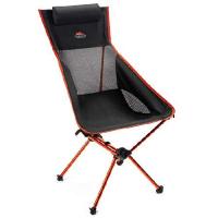 Cascade Mountain Tech Outdoor High Back Lightweight Camp Chair with Headrest and Carry Case - Black | ショップグリーンストア