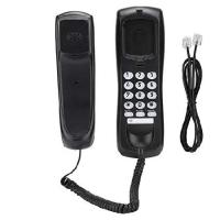 Socobeta 有線電話 コード付き電話 ブラック 有線 デスクトップ 壁電話 固定電話 自宅 オフィス用 | ショップグリーンストア