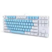 Computer Accessories, 87 Keys Computer Keyboard for Gaming for Computer Gaming(Blue and White) | ショップグリーンストア