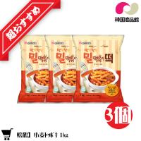ふかふか 小麦トッポギ 3kg / 米とはまた違った味と食感をぜひぜひ / 1kg 約6人前 | 韓国商品館