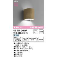 安心のメーカー保証 OB255349NR（ランプ別梱包）『OB255349#＋NO295GN』 オーデリック ブラケット LED ◆ 実績20年の老舗 | 住まいのこしなかセレクト店