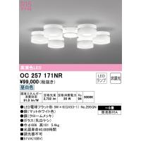 安心のメーカー保証 OC257171NR（ランプ別梱包）『OC257171#＋NO295GN×6』 オーデリック シャンデリア LED  実績20年の老舗 | 住まいのこしなかセレクト店