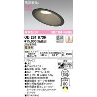 安心のメーカー保証 OD261873R オーデリック ダウンライト 一般形 LED ◆ 実績20年の老舗 | 住まいのこしなかセレクト店