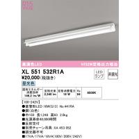 安心のメーカー保証 XL551532R1A（ランプ別梱包）『XL551532#Y＋NO441RA』 オーデリック ベースライト LED  実績20年の老舗 | 住まいのこしなかセレクト店