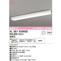 安心のメーカー保証 XL551533R2E（ランプ別梱包）『XL551533#Y＋NO442RE×2』 オーデリック ベースライト LED | 住まいのこしなかセレクト店