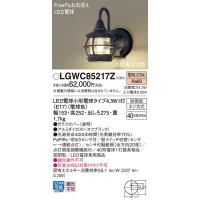 期間限定特価 LGWC85203BK パナソニック照明 屋外灯 ブラケット LED 