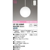 安心のメーカー保証【インボイス対応店】Ｔ区分オーデリック照明器具 OP252626NR （ランプ別梱包）『OP252626#＋NO292AN』 ペンダント LED | 照明器具と住まいのこしなか
