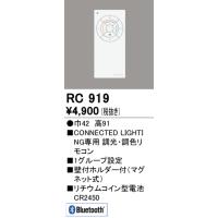 安心のメーカー保証【ご注文合計25,001円以上送料無料】【インボイス対応店】期間限定特価 Ｈ区分オーデリック照明器具 RC919 リモコン送信器 リモコン単品 | 照明器具と住まいのこしなか