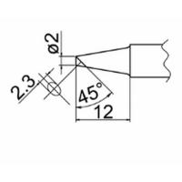 FX-838用こて先　2BC型【T20-BC2 白  光】 | 工具箱.com Yahoo!店