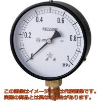 右下　一般圧力計（Ａ枠立型・φ１００）　圧力レンジ０〜０．６０ＭＰａ | 工具箱.com Yahoo!店