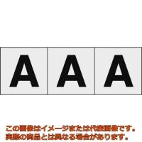 ＴＲＵＳＣＯ　アルファベットステッカー　５０×５０　「Ａ」　透明地／黒文字　３枚入 | 工具箱.com Yahoo!店