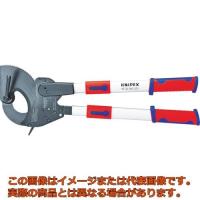 ＫＮＩＰＥＸ　９５３２−０６０　ラチェット式ケーブルカッター　ハンドル伸縮幅６００−８１０ｍｍ | 工具箱.com Yahoo!店