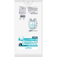 サニパック Y-19とってつきポリ袋L 50枚 (1冊) 品番：Y-19-HCL | 工具ランドヤフーショップ