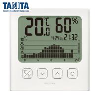 TANITA(タニタ) グラフ付きデジタル温湿度計 白色 (1台) 品番：TT-581 | 工具ランドヤフーショップ