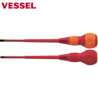 ベッセル(VESSEL) ボールグリップ絶縁ドライバー2本組 +2/-6X150mm 各1本 202PS-2 (1個) 品番：202PS-2 | 工具ランドヤフーショップ