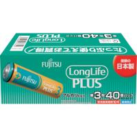 富士通 アルカリ乾電池単3 Long Life Plus 40個パック (1Pk) 品番：LR6LP(40S) | 工具ランドヤフーショップ