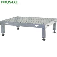 TRUSCO(トラスコ) 連結式アルミステップ(凸板タイプ)900X600 高さ190〜220 (1台) TASP-96H | 工具ランドヤフーショップ
