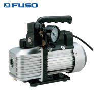 FUSO 小型ツーステージ4ポールモーター真空ポンプ(電磁弁、真空計付)(1台) 品番：VP-120A | 工具ランドヤフーショップ
