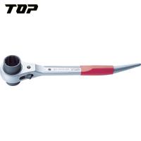 TOP(トップ工業) アルミショートラチェットレンチ 19X24mm (1丁) 品番：RM-19X24A | 工具ランドヤフーショップ