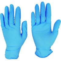 テイジン ニトリル手袋 粉なし 青 LL (1箱) 品番：NBR-PF10B-LL | 工具ランドヤフーショップ