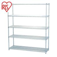 アイリスオーヤマ 104957 メタルラック(ポール径25) 1500×460×1785 (1台) 品番：MR1518J | 工具ランドヤフーショップ