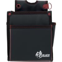 侍BLACK 電工腰袋 2段SRBT-11(1個) 品番：806024063 | 工具ランドヤフーショップ
