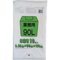 ワタナベ 業務用ポリ袋90L 白半透明 (10枚入) (1袋) 品番：M-90D | 工具ランドヤフーショップ