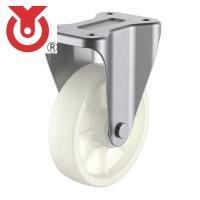 ユーエイ SUS-NK-130 プレート式 固定 ステンレスキャスター ナイロン 車輪径130mm Jタイプ SUS-K型 取付寸法100×56 (1個) | 工具ランドヤフーショップ