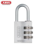 ABUS ナンバー可変式南京錠 145-30 シルバー (1個) 品番：145-30-SI | 工具ランドヤフーショップ