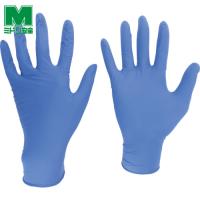 ミドリ安全 ニトリル使い捨て手袋 厚手 粉なし 青 M (100枚入) (1箱) 品番：VERTE-701H-M | 工具ランドヤフーショップ