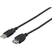 バッファロー USB2.0 A to A 延長ケーブル 5.0m ブラック (1個) 品番：BU2AA50BK | 工具ランドヤフーショップ