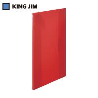 キングジム ホルサック Cホルダ-F(透明) 赤 (1冊) 品番：6191T-R | 工具ランドヤフーショップ