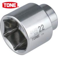 TONE(トネ) SUSソケット 10mm (1個) 品番：S3V-10 | 工具ランドヤフーショップ