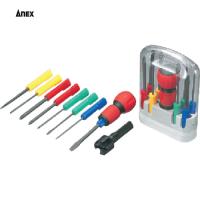 アネックス(Anex) POP電工グリップ8本組ドライバーセット (1S) 品番：6880 | 工具ランドヤフーショップ