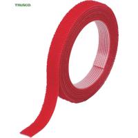 TRUSCO(トラスコ) マジックバンド[[R下]]結束テープ 両面 幅10mmX長さ5m赤 (1巻) MKT-10V-R | 工具ランドヤフーショップ
