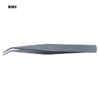 アネックス(Anex) ステンレスピンセット 非粘着加工 AA125mm先曲 (1個) 品番：143 | 工具ランドヤフーショップ