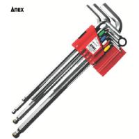 アネックス(Anex) ボールポイントレンチセット 12本組 (1S) 品番：HB1012 | 工具ランドヤフーショップ