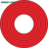緑十字 マーキング用ステッカー 赤 マーキング-100R 内径40-90mmφ 10枚組 PET(1組) 品番：208503 | 工具ランドヤフーショップ