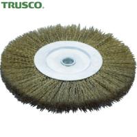 TRUSCO(トラスコ) ホイルブラシ Φ200X16mm穴 真鍮メッキ鋼線 線径0.35 (1個) TB-6371 | 工具ランドヤフーショップ