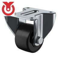 ユーエイ UHR-50PB プレート式 固定 低床キャスター フェノール 車輪径50mm Hタイプ UHR型 取付寸法64×64 (1個) | 工具ランドヤフーショップ