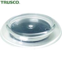 TRUSCO(トラスコ) キャスタ-用受け皿 ゴム付 60MM 透明 12個入 (1袋) TUR600-TM-12 | 工具ランドプラス