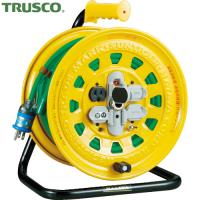 TRUSCO(トラスコ) プロソフトケーブルコードリール 30m 漏電防止付き (1台) BG-301KXT | 工具ランドプラス