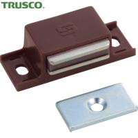 TRUSCO(トラスコ) マグネットキャッチ 樹脂製 L40mm 茶 (1個) TSM-10P-BR | 工具ランドプラス