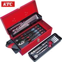 KTC 9.5sq.工具セット(型開きメタルケース)[43点組] (1S) 品番：SK3434S | 工具ランドプラス