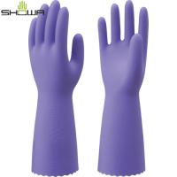ショーワ 塩化ビニール手袋 まとめ買い簡易包装ビニール厚手10双入り バイオレット Sサイズ (1Pk) 品番：NO132-SV10P | 工具ランドプラス