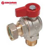 ジャコミニ GIACOMINI R780PX013 アングル型ボールバルブ メスxオス 15A (1個) | 工具ランドプラス