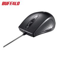 バッファロー BUFFALO 有線 3ボタン IR LED光学式マウス ブラック (1個) 品番：BSMRU050BK 爆買 | 工具ランドプラス